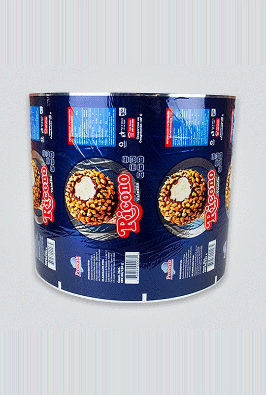 Printed rollstock for a cereal flow-wrap line — Snacks & cereals, Global Flex