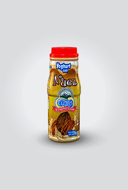 Full-body sleeve on a shaped dairy bottle — Dairy · beverages, Global Flex